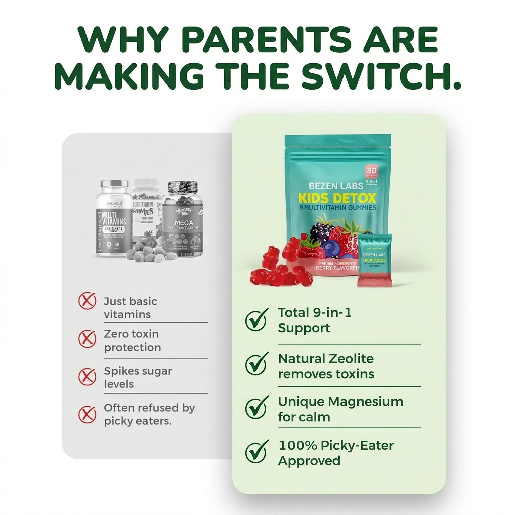 Bezen - Kids Detox & Multivitamin Gummies